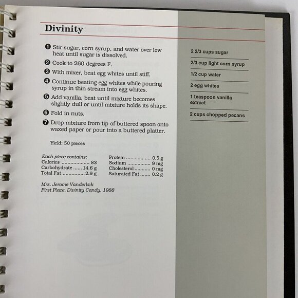 Louisiana Festivals Cookbook Spiral Hardcover 1994 By Lou Ana Gardens - Picture 13 of 14